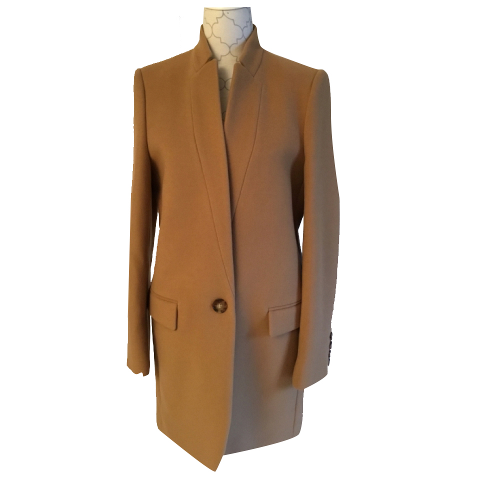Stella McCartney Klassischer Kamelhaarmantel