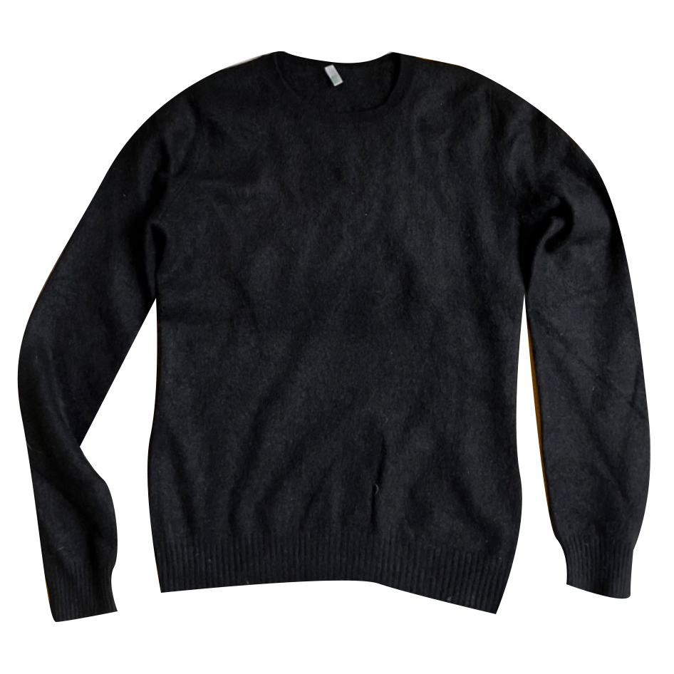 Benetton Pull col rond en cachemire