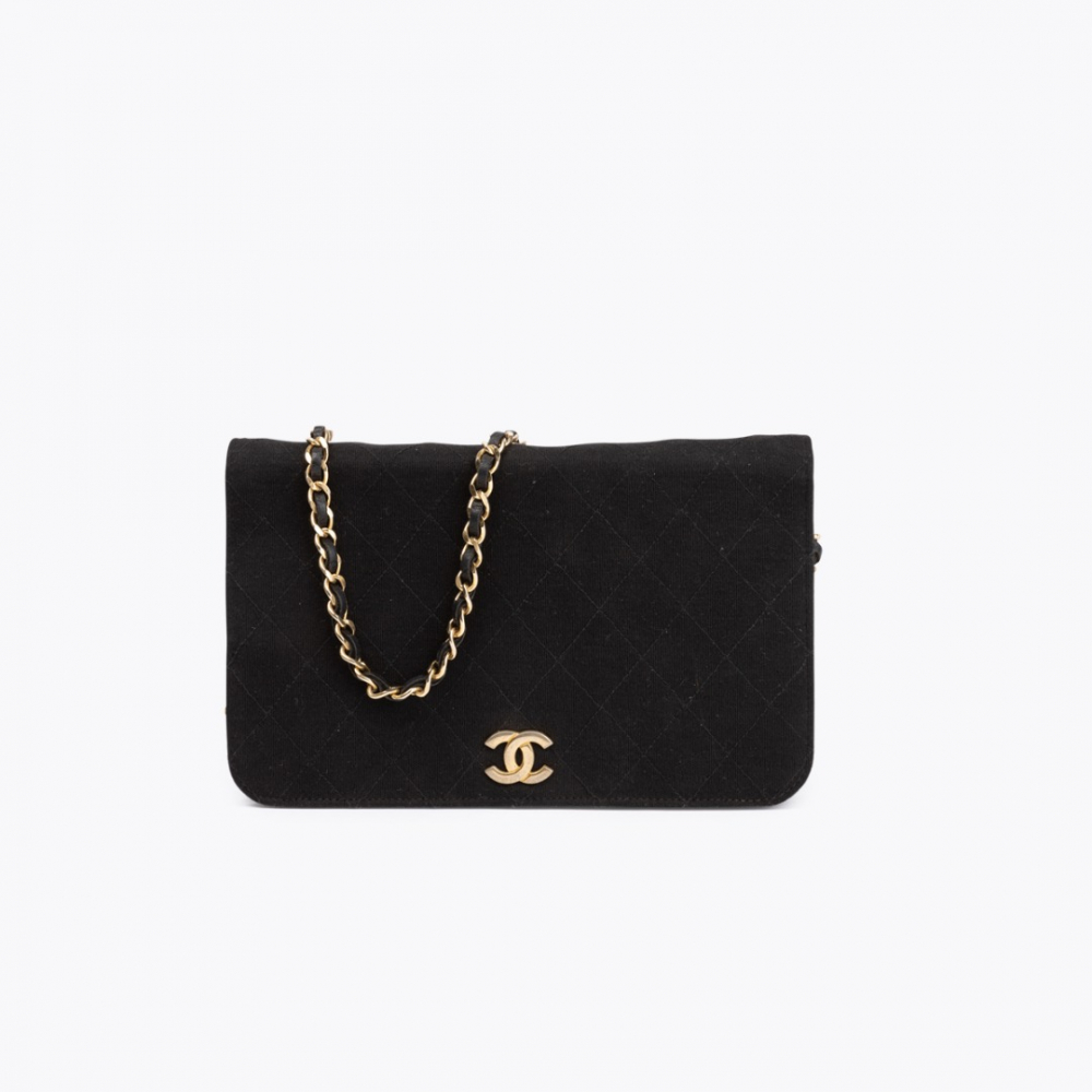 Chanel Jersey Full Flap Bag