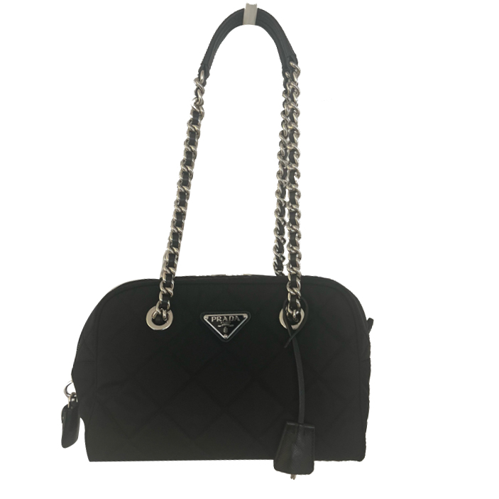Tessuto Nylon Quilted Small Shoulder Handbag Prada MyPrivateDressing
