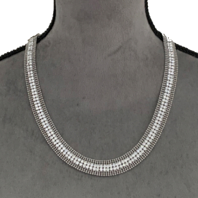 Swarovski Halsband aus Stahl