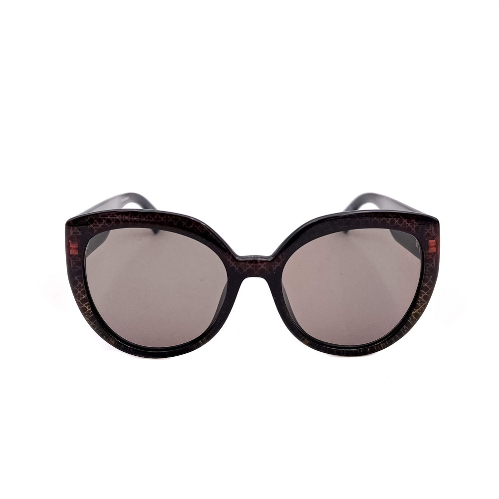 Christian Dior DDiorF Cat Eye Sunglasses Brown Acetate