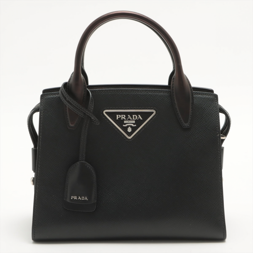 Kristen Mini Saffiano Leather Black Bag Prada MyPrivateDressing