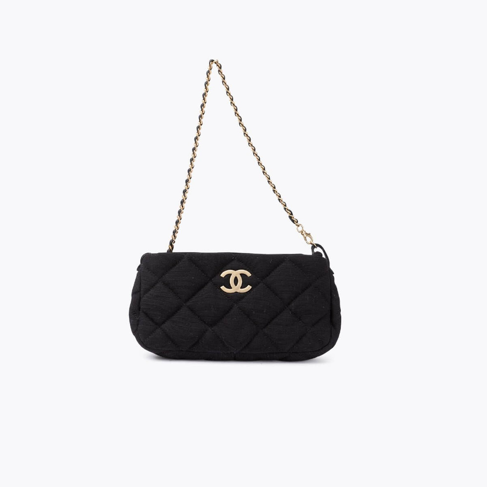 Chanel Jersey Cc Shoulder Bag
