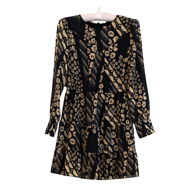 ba&sh Ophe Long-Sleeve Mini Dress