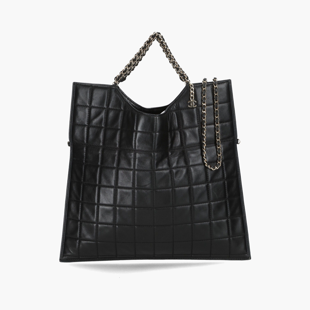 Chanel Box Quilted Fold Down Envelope Clutch Bag