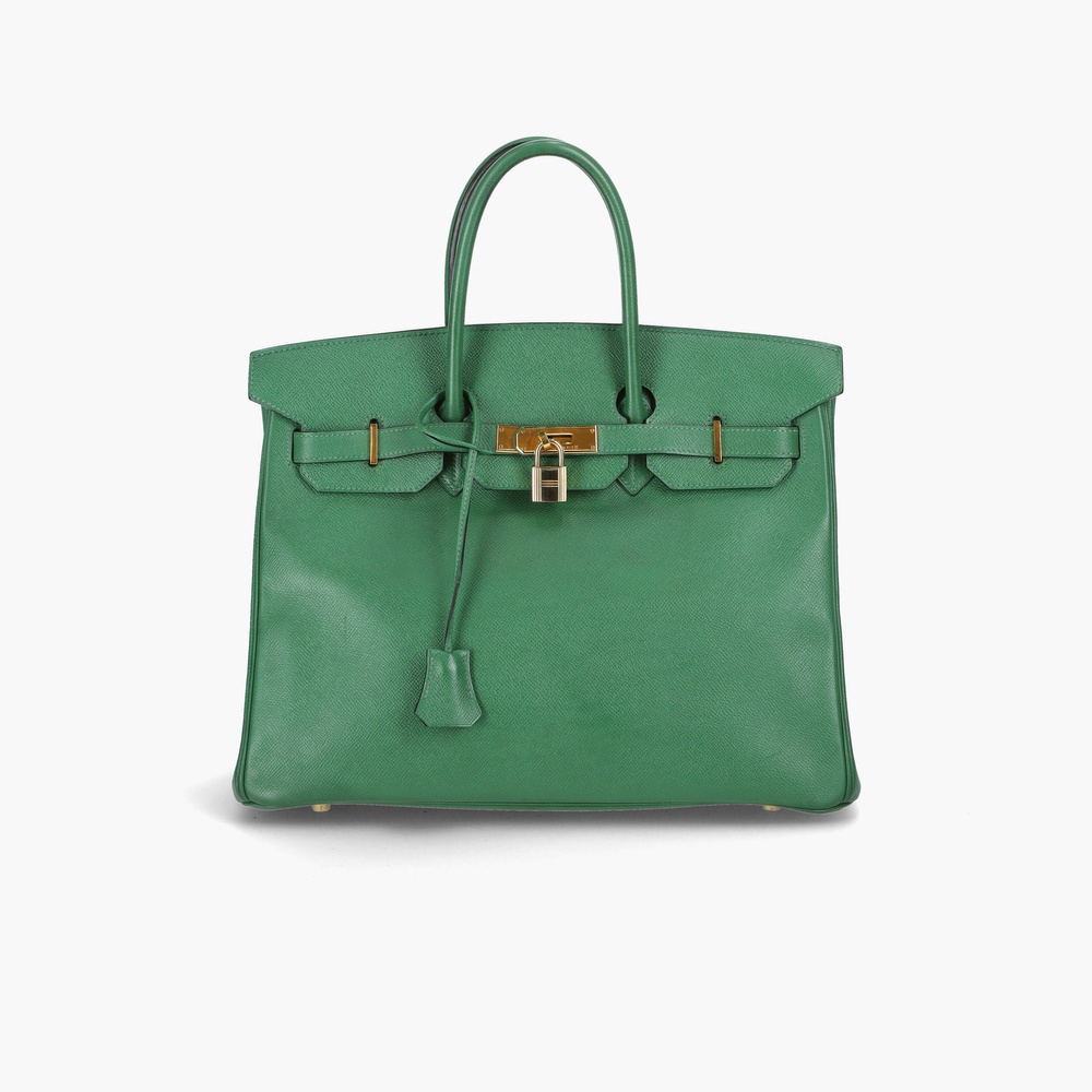 Hermès HERMÈS Birkin 35 Epsom Vert Bengale Bag
