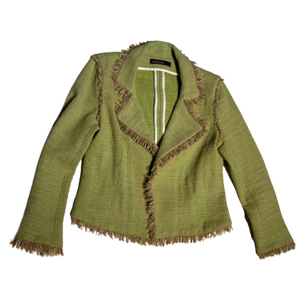 Marc Cain Lightweight fringed jacket
