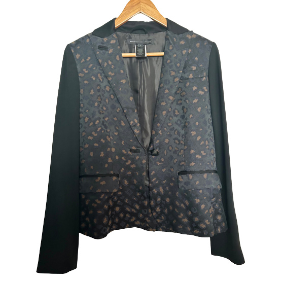 Marc by Marc Jacobs Black Multi Blazer