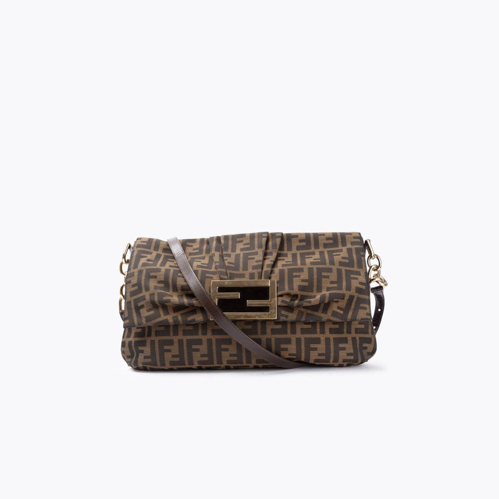 Fendi Zucca Mia Flap Bag