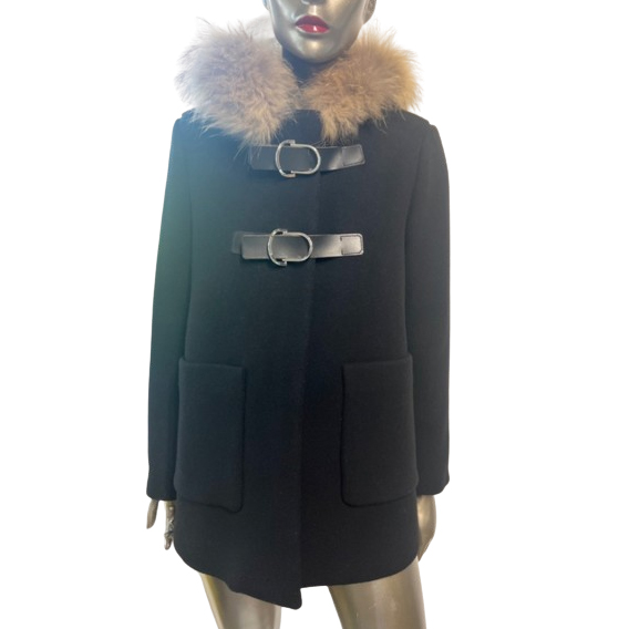 Maje Fur collar coat