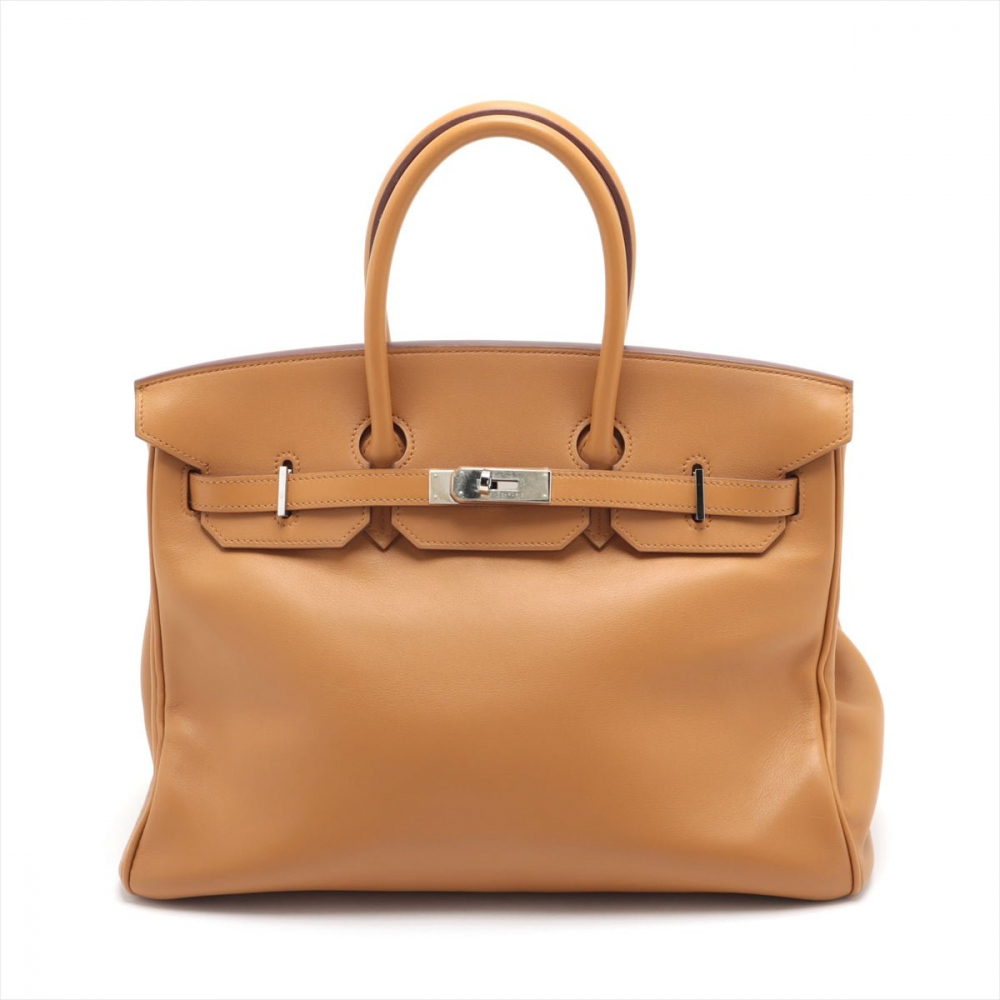 Hermès Birkin 35 Swift Natural Sable Silver Hardware