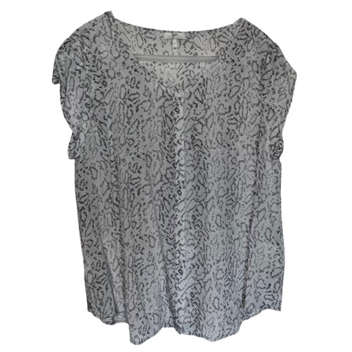 Joie Silk snake-print blouse