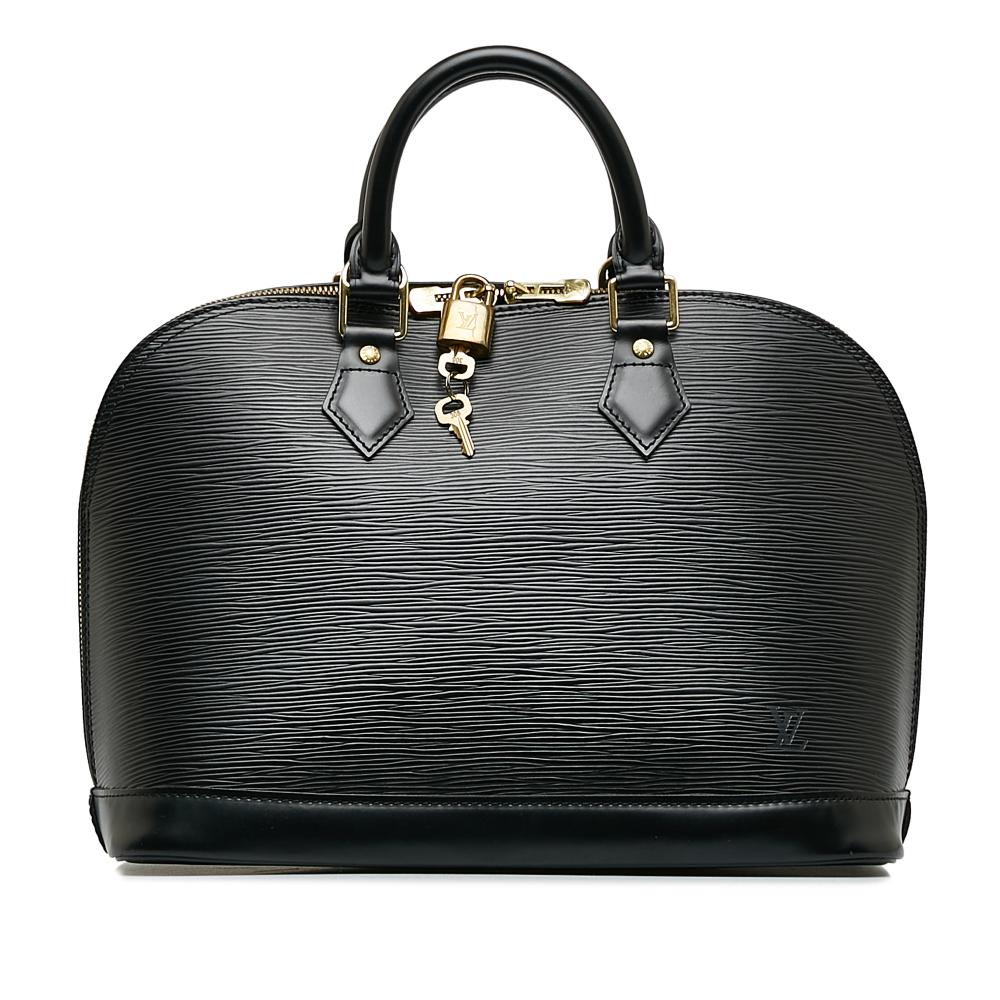 Louis Vuitton AB Louis Vuitton Black Epi Leather Leather Epi Alma PM France