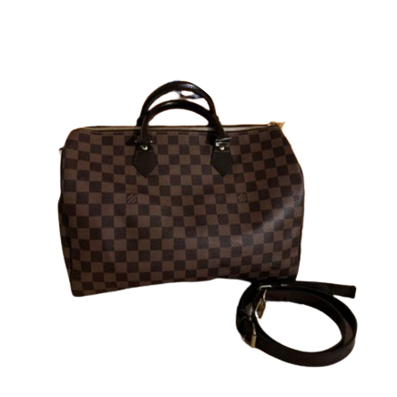 Louis Vuitton Speedy 35 Ebenholz Schulterriemen