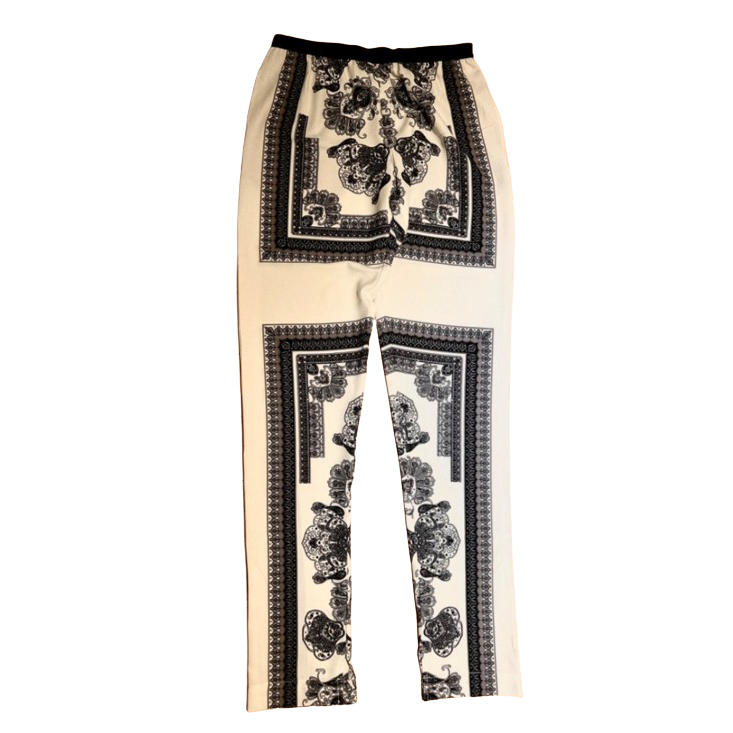 BCBG Max Azria Black and white patterned pants