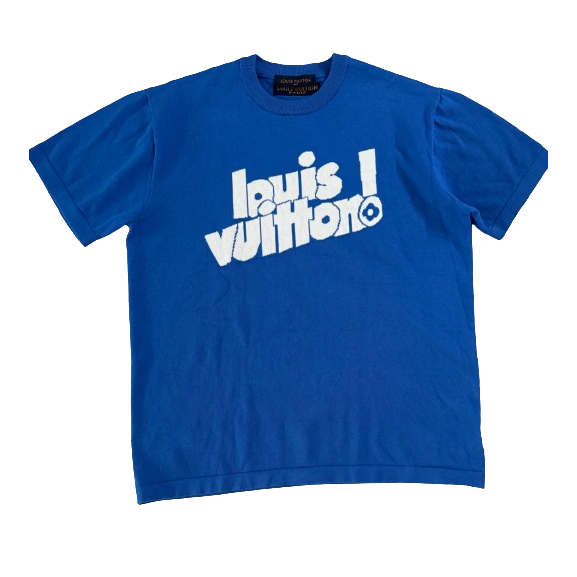 Louis Vuitton FW21 Round Neck Logo Alphabet Printing Classic Short Sleeve.