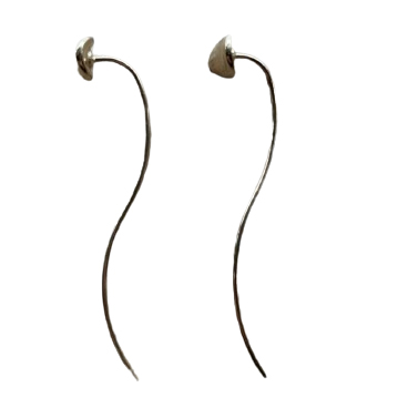 Saks Fifth Avenue boucles d'oreilles en fil ondulé en or 14K