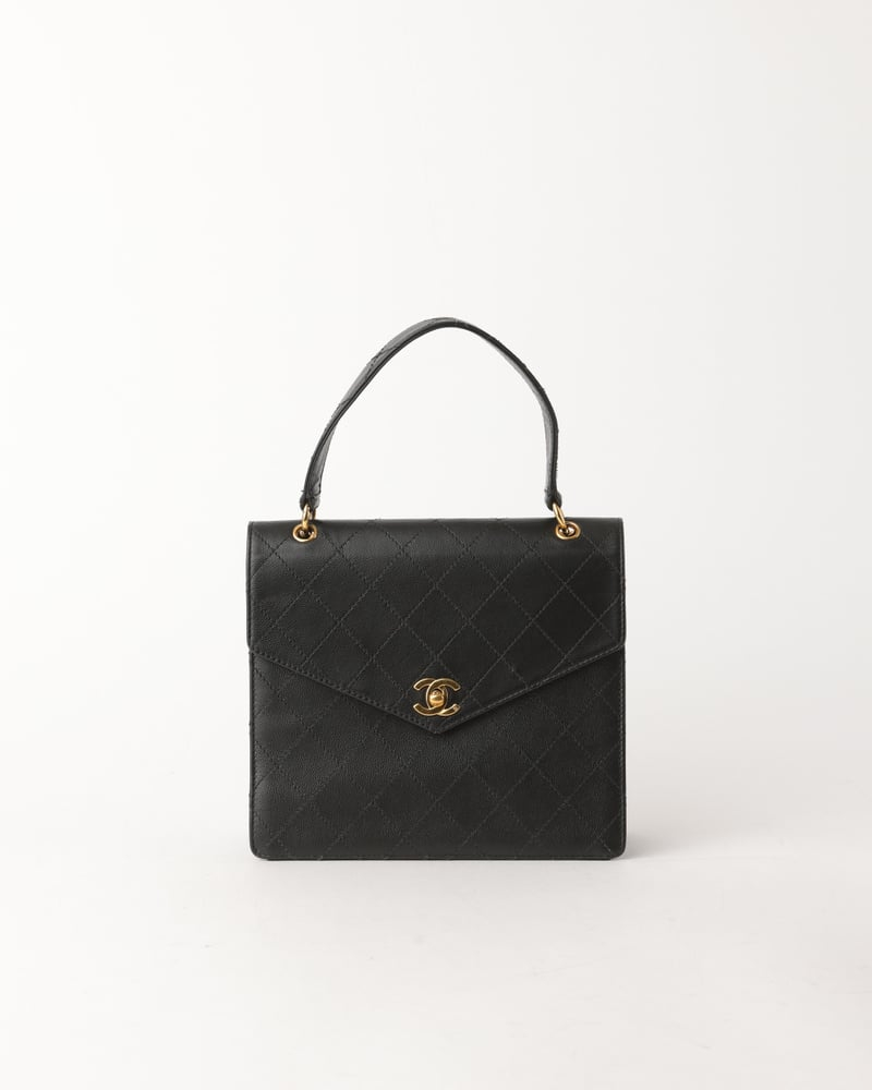 Chanel Caviar CC Envelope Handle Bag