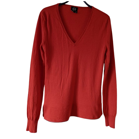 Alexander McQueen Leichter roter Wollpullover