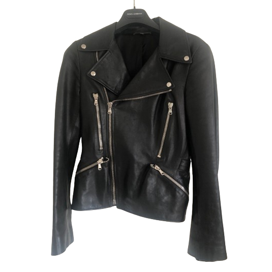 Alexander McQueen Veste en cuir