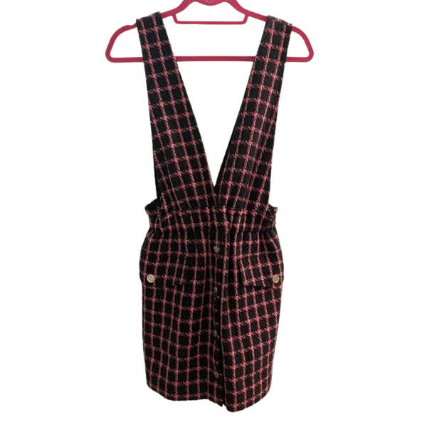 Maje Minikleid aus kariertem Tweed aus Wolle