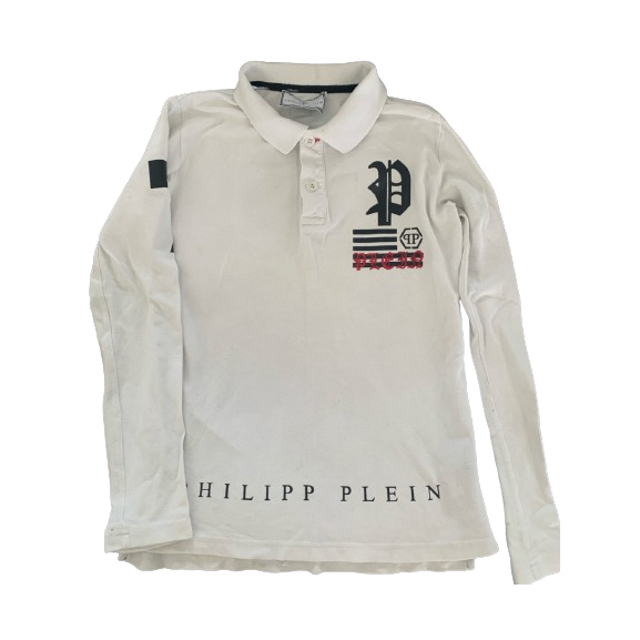 Philipp Plein Polo-Shirt mit langen Ärmeln