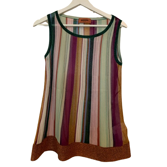 Missoni Sleeveless glitter top