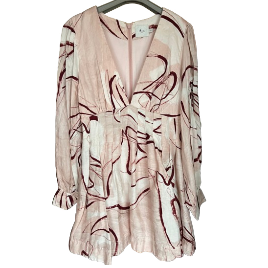 Aje Amelia Minikleid mit tiefem Ausschnitt