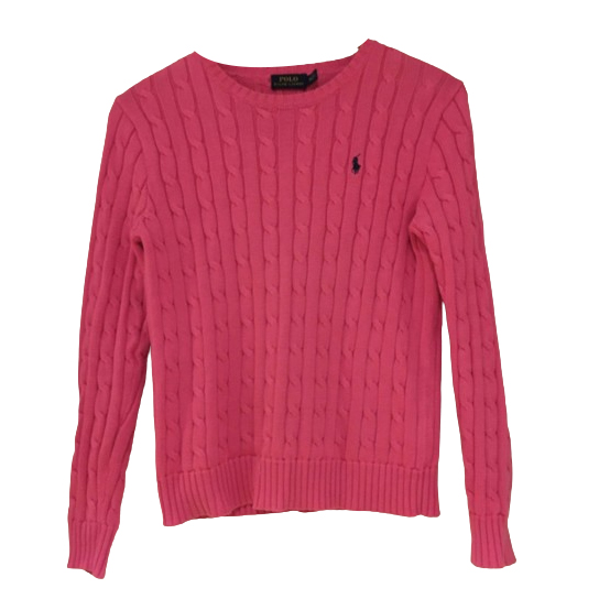 Polo Ralph Lauren Rundhals Pullover mit Zopfmuster