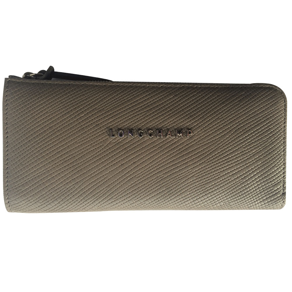 Longchamp Quadri Reissverschluss Brieftasche