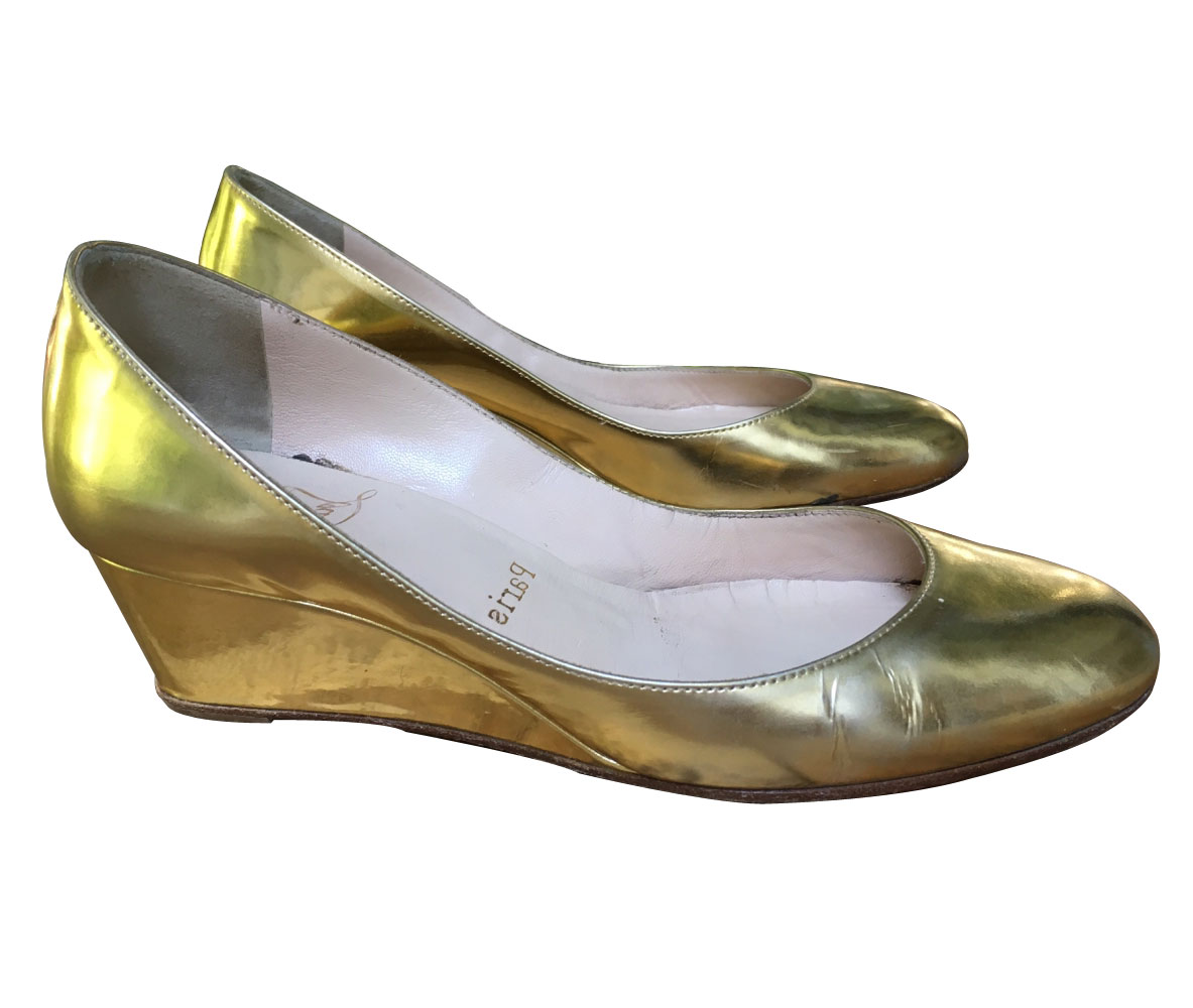 Christian Louboutin Ballerines avec talons compensés