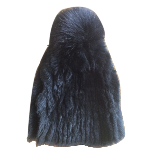 Yves Salomon Hasen peltz Mütze