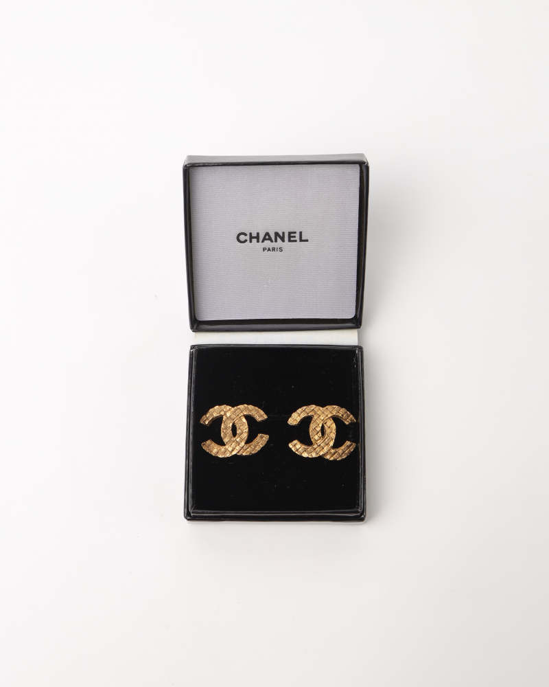 Chanel Cc Earrings