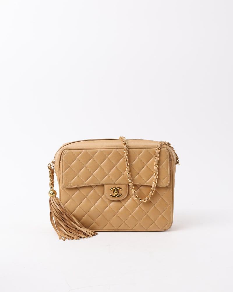 Chanel Cc Large Fringe Camera Bag