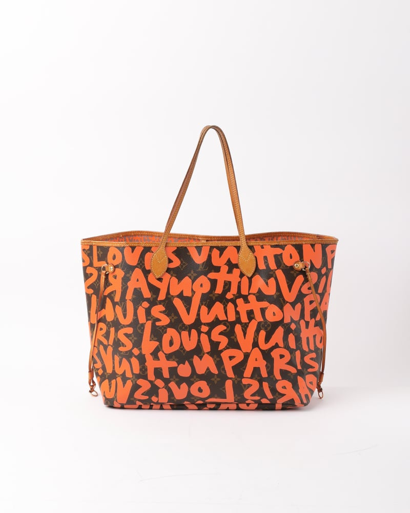 Louis Vuitton Monogram Graffiti Neverfull Gm Tote