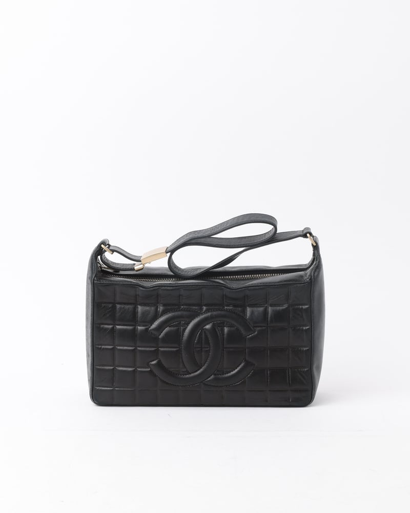 Chanel Cc Quilted Chocolate Bar Bag