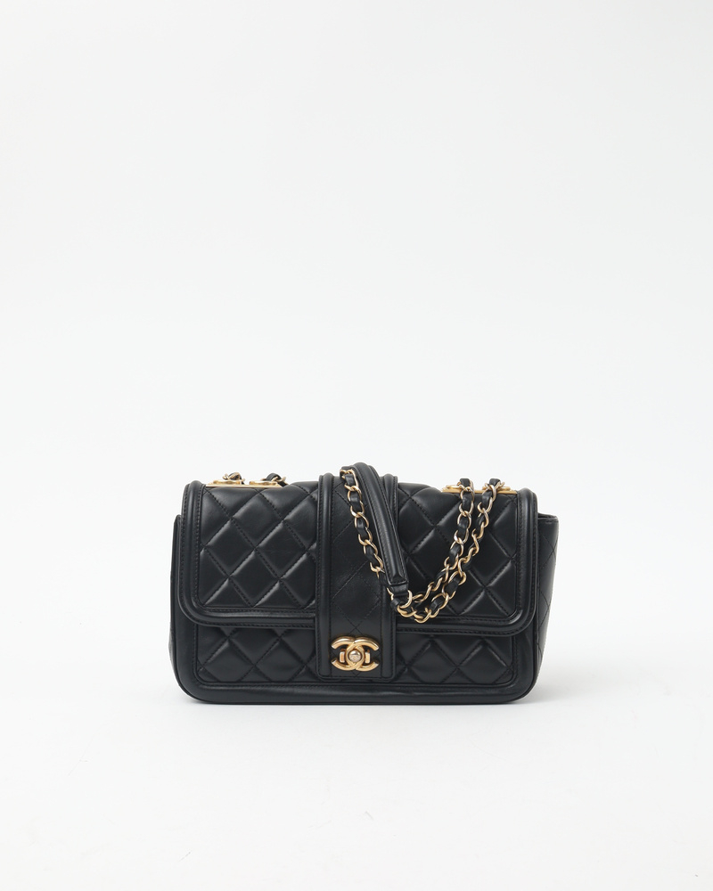 Chanel Elegant Cc Medium Single Flap Bag