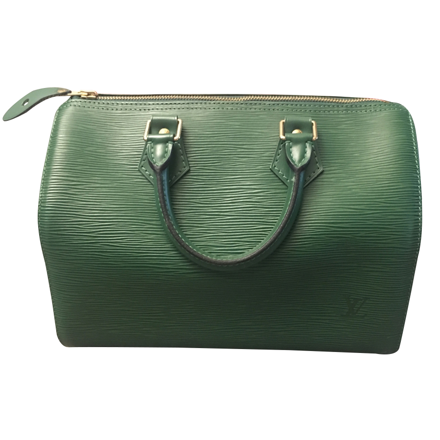 Louis Vuitton - &quot;Speedy 25 Épi Vert&quot; Handbag : MyPrivateDressing. Buy and sell vintage and ...