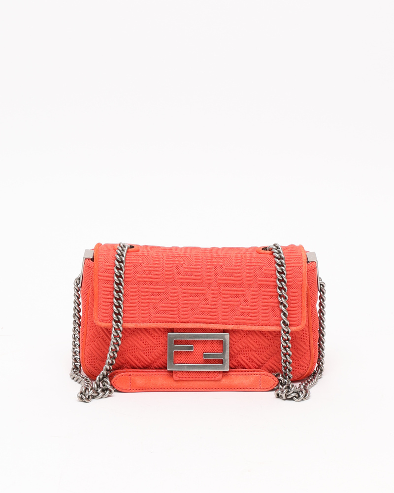 Fendi Ff Midi Baguette Bag