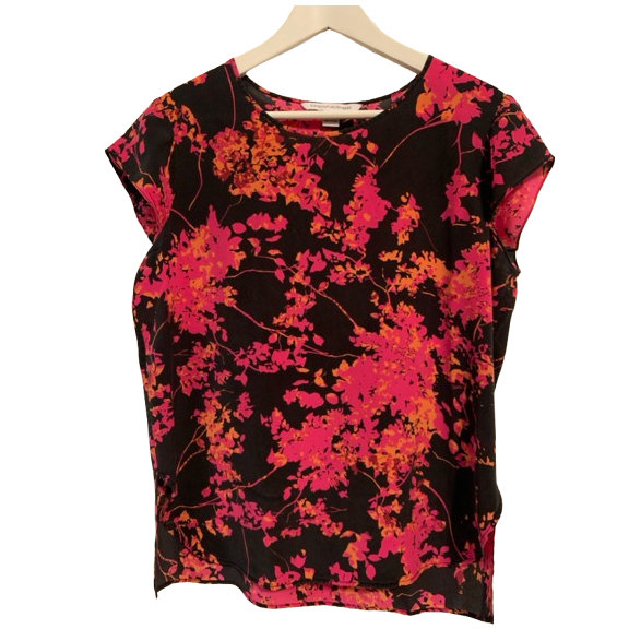 Diane von Furstenberg Geblümtes Seidentop