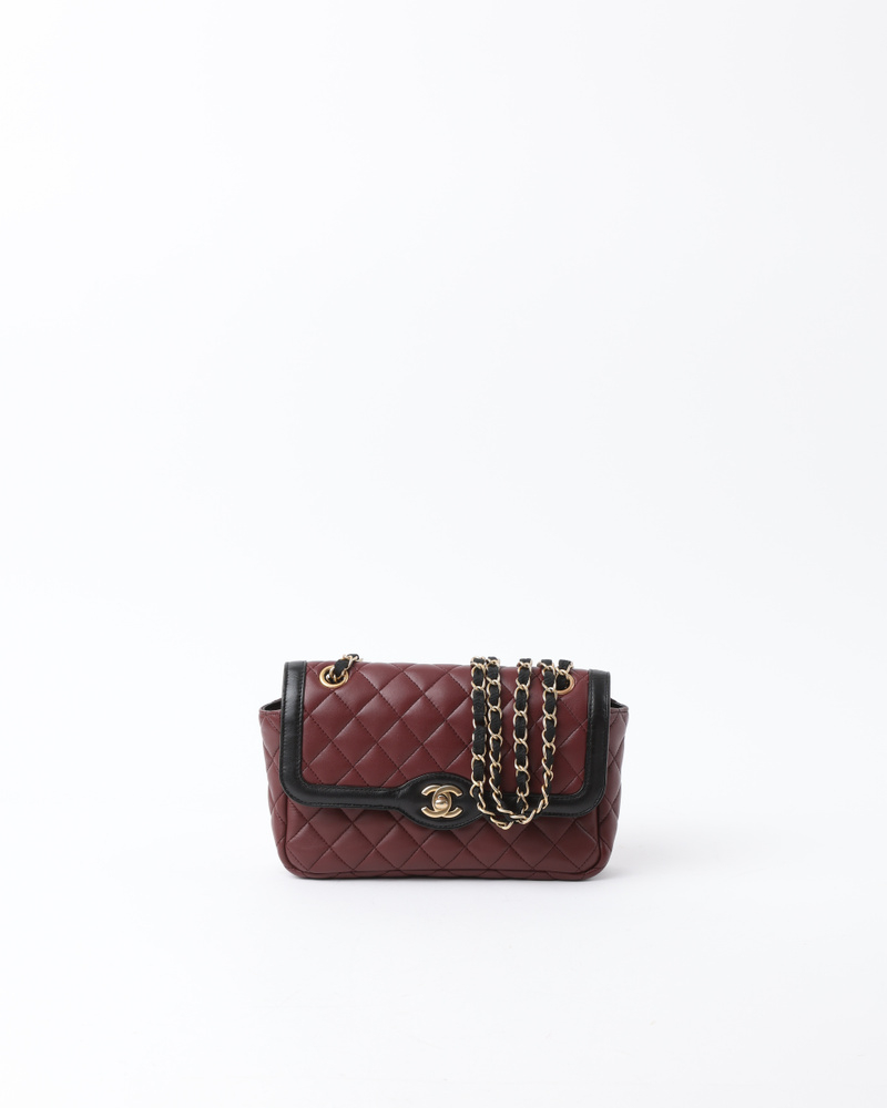Chanel Bi-color Small Single Flap Bag
