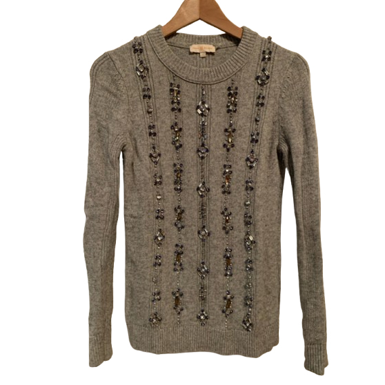 Tory Burch Pull-over avec applications de bijoux