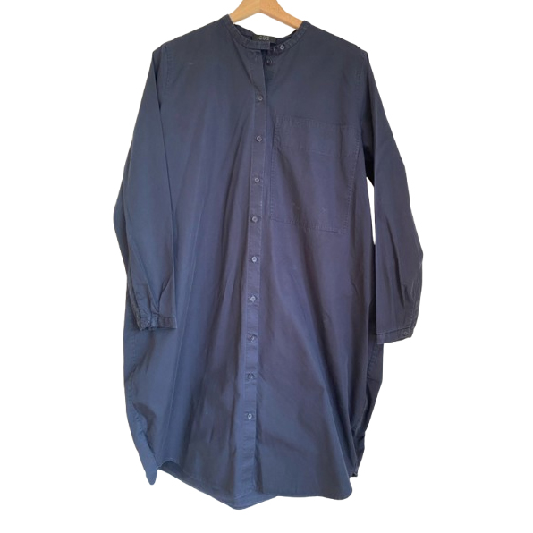Cos Robe chemise bleue
