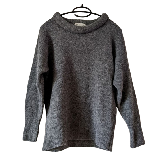 Isabel Marant Etoile Doux pull gris, laine et laine de yak, S-M