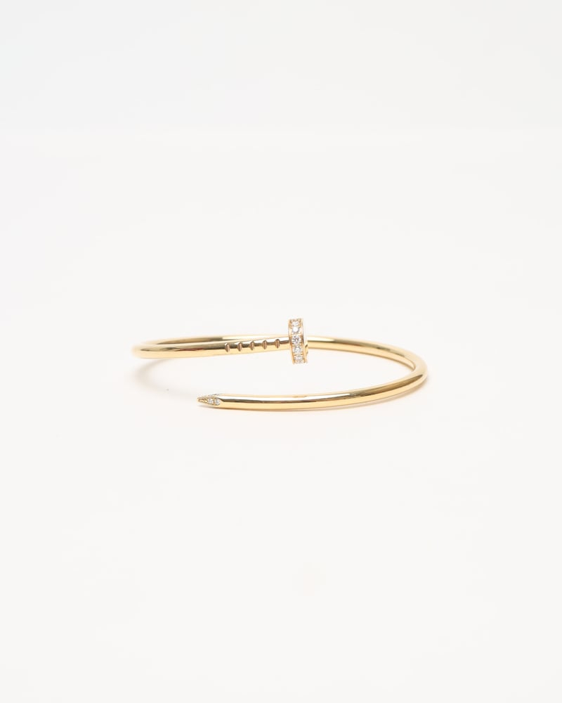 Cartier Juste Un Clou Bracelet With Diamonds Full Set