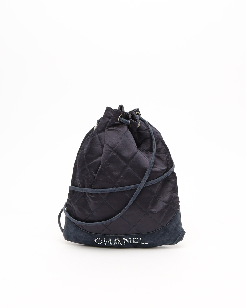 Chanel Satin Matelasse Backpack