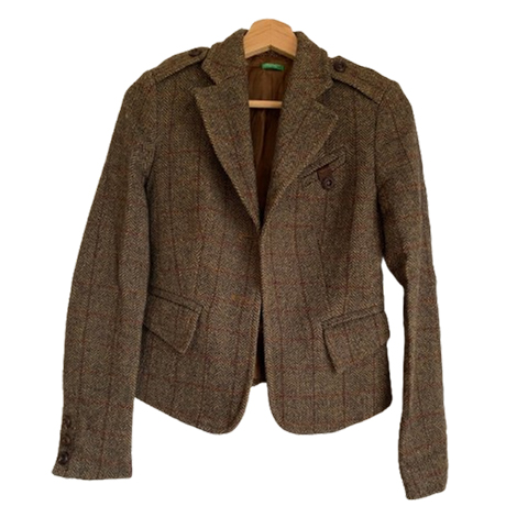 Benetton Tweed-Jacke