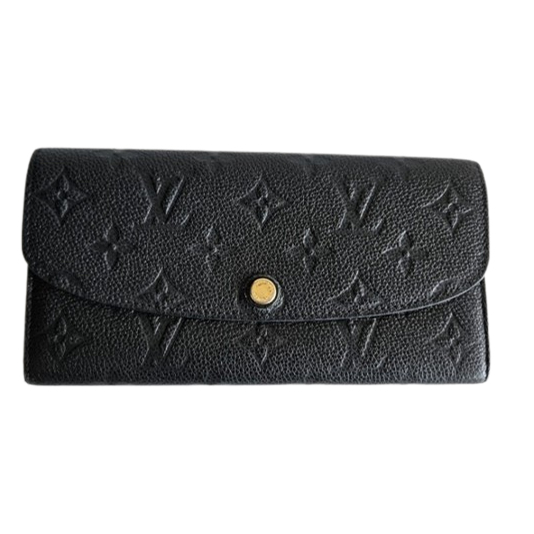 wallet pink louis vuitton emilie wallet black