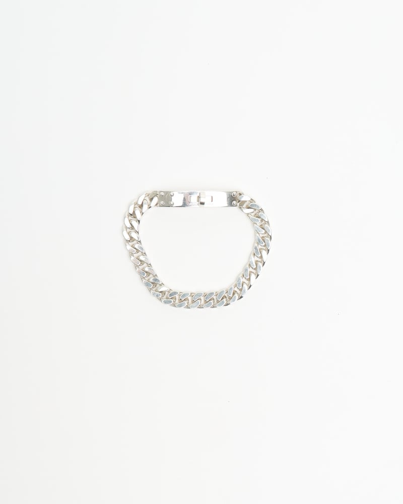 Hermès Kelly Gourmetto Silver Bracelet